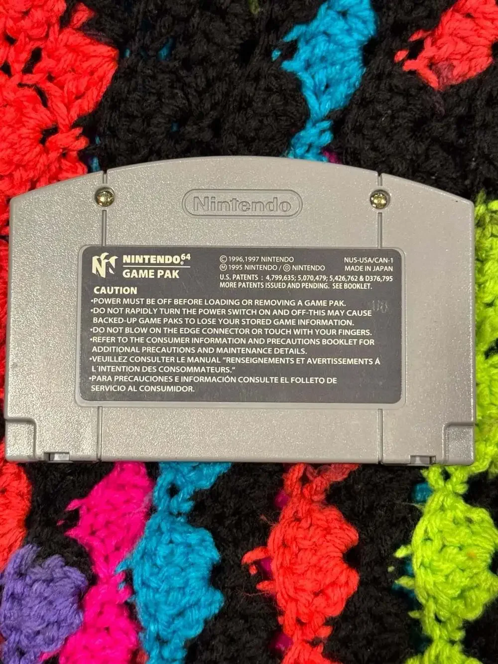 WWF War Zone Nintendo 64 N64 Cartridge tested and working. Genuine